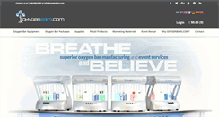 Desktop Screenshot of oxygenbars.com