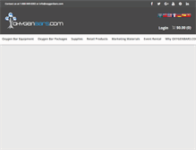 Tablet Screenshot of oxygenbars.com